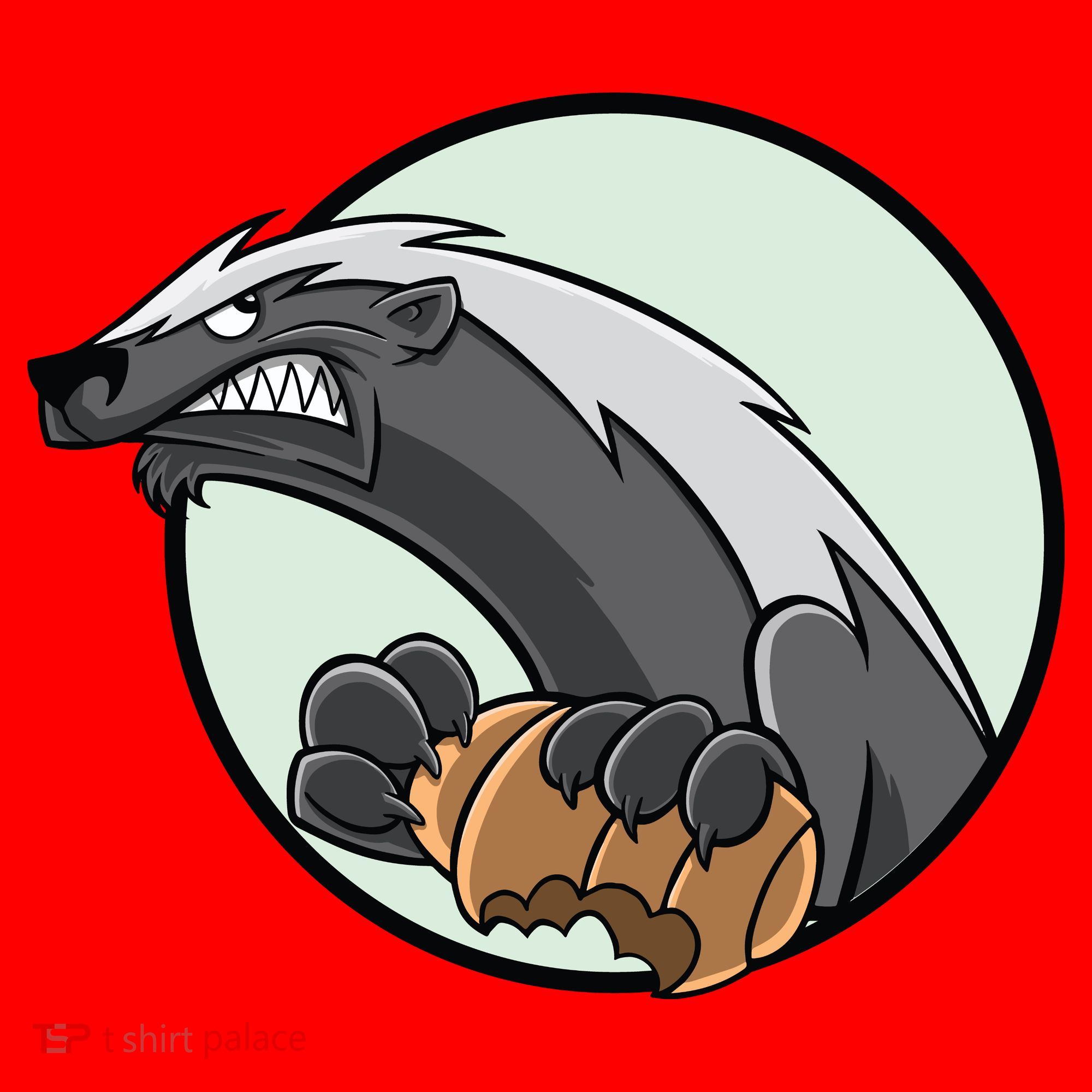 Honey Badger Santa Hat