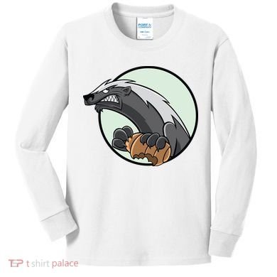 Honey Badger Kids Long Sleeve Shirt