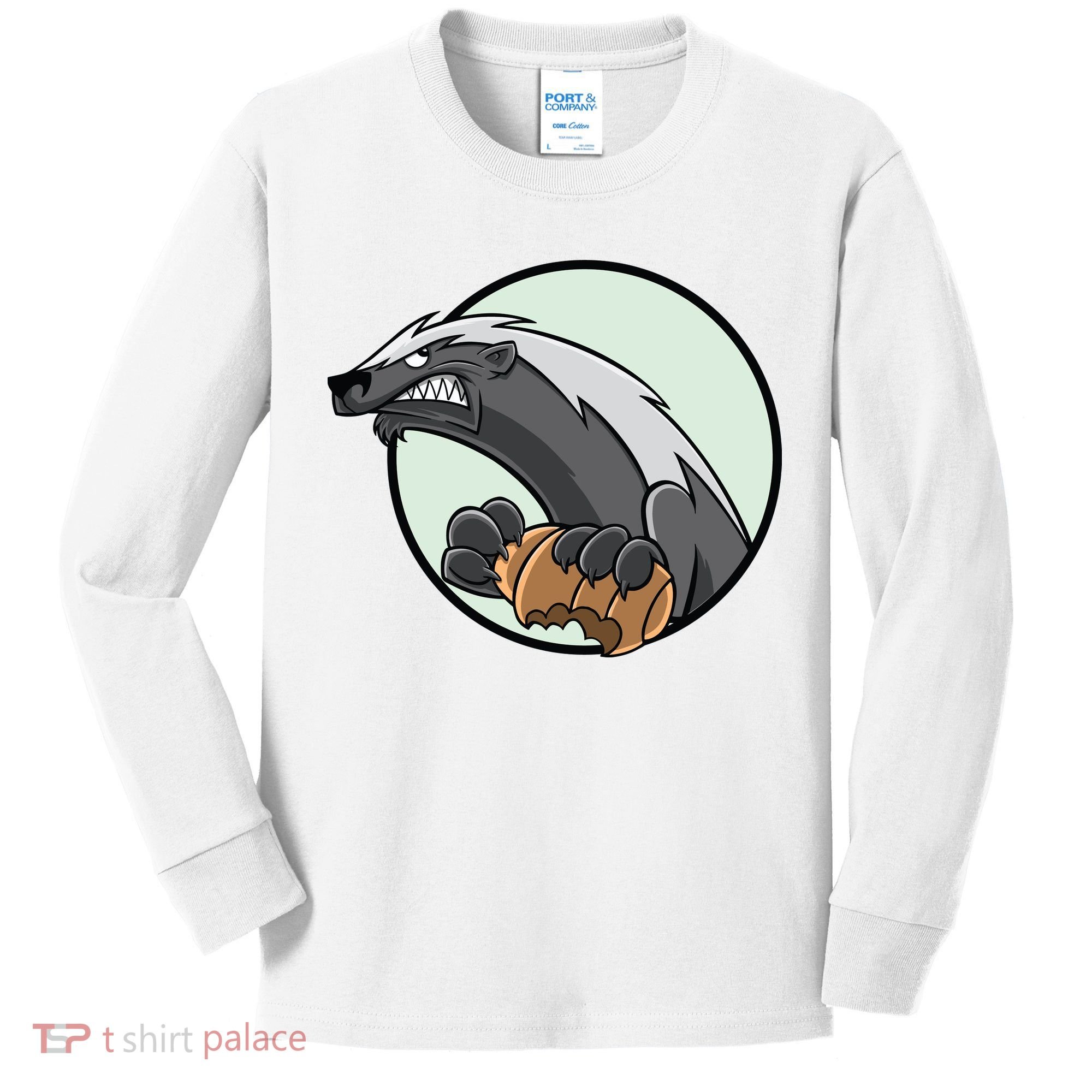 Honey Badger Kids Long Sleeve Shirt