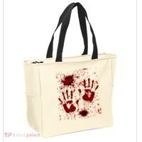 Help Bloody Halloween Costume Blood Matching Tote Bag thumb 2