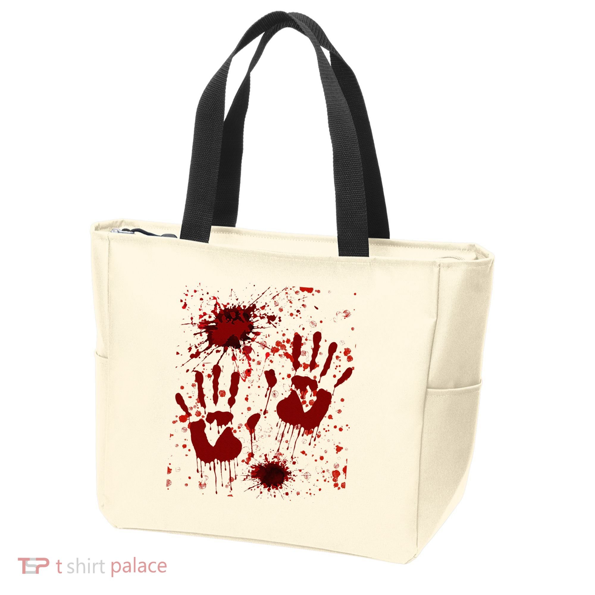 Help Bloody Halloween Costume Blood Matching Tote Bag