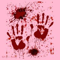 Help Bloody Halloween Costume Blood Matching Coaster thumb 2