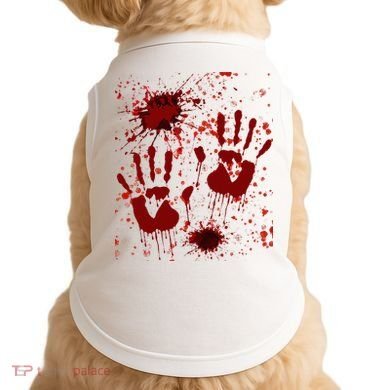 Help Bloody Halloween Costume Blood Matching Doggie Tank