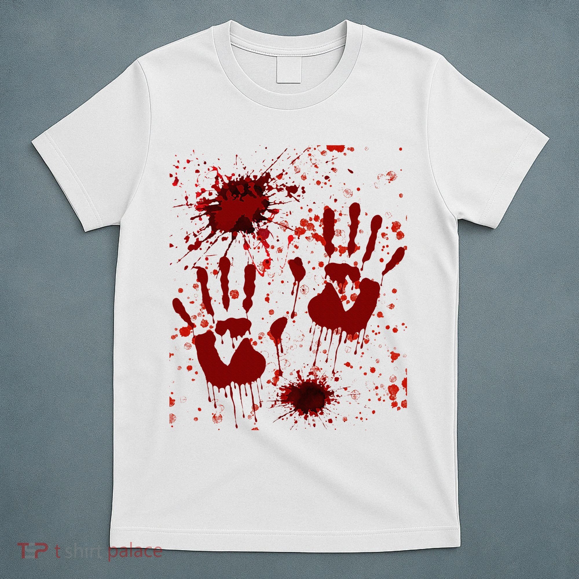 Help Bloody Halloween Costume Blood Matching T-Shirt