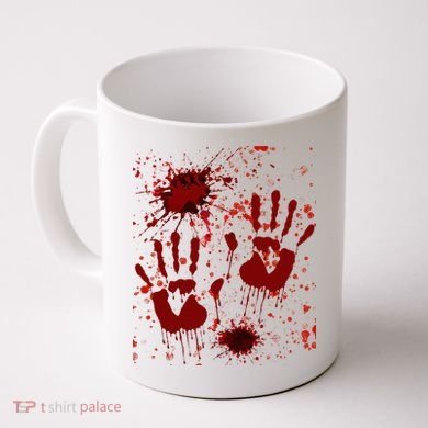 Help Bloody Halloween Costume Blood Matching Coffee Mug