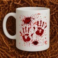 Help Bloody Halloween Costume Blood Matching Coffee Mug thumb 2