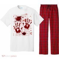 Help Bloody Halloween Costume Blood Matching Pajama Set thumb 0