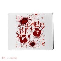 Help Bloody Halloween Costume Blood Matching Mousepad thumb 0