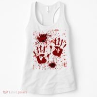 Help Bloody Halloween Costume Blood Matching Women's Tank Top thumb 0