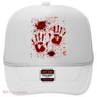 Help Bloody Halloween Costume Blood Matching Hat thumb 0