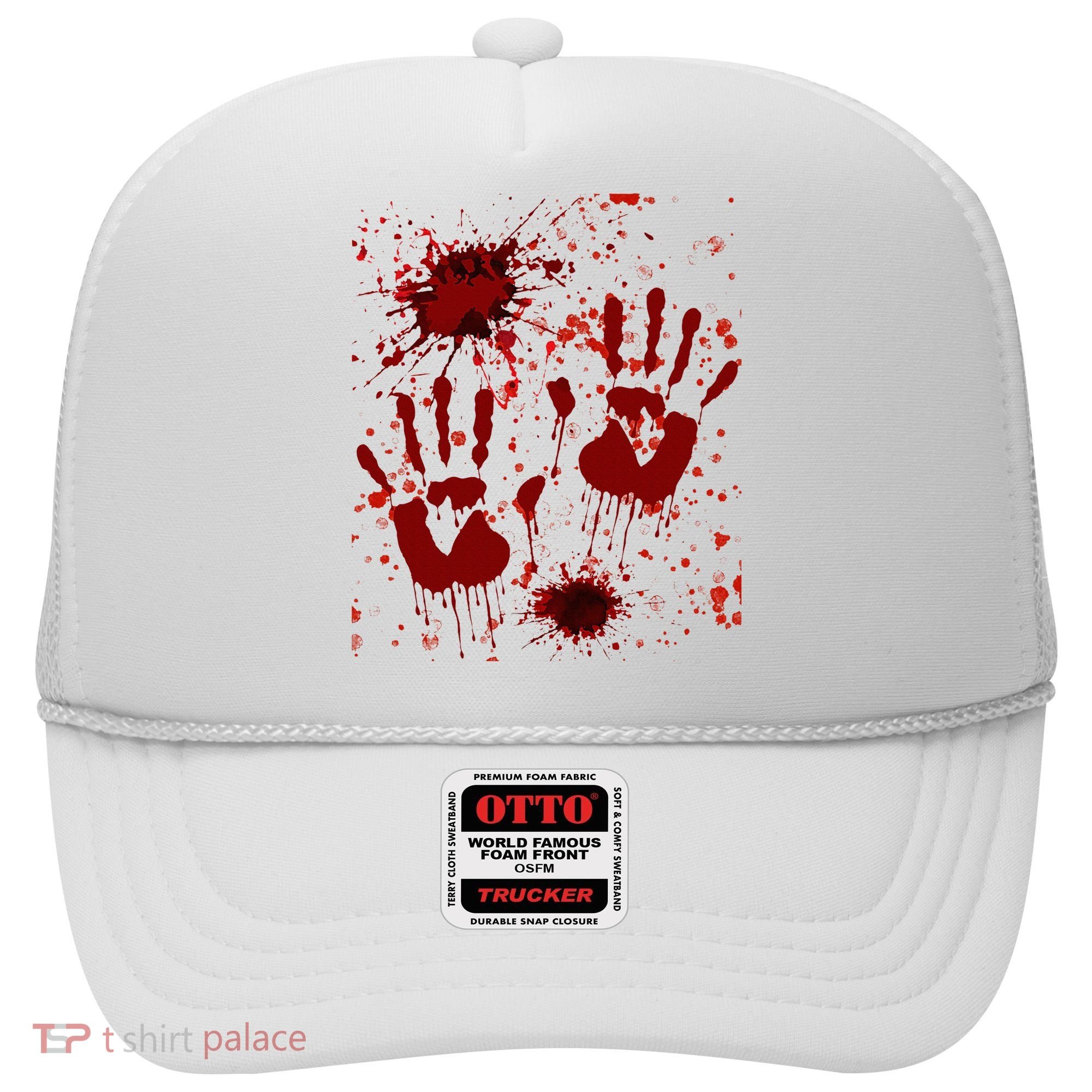 Help Bloody Halloween Costume Blood Matching Hat