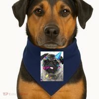 Happy Birthday USA-Made Doggie Bandana thumb 1