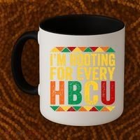 HBCU Black History Month I_m Rooting For Every HBCU Coffee Mug thumb 2