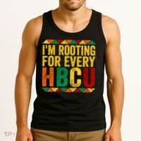HBCU Black History Month I_m Rooting For Every HBCU Tank Top thumb 3