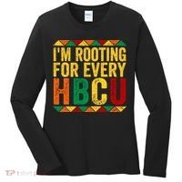 HBCU Black History Month I_m Rooting For Every HBCU Women's Long Sleeve Shirt thumb 0