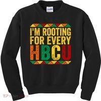 HBCU Black History Month I_m Rooting For Every HBCU Kids Sweatshirt thumb 0