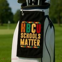 HBCU Black History Pride Gift Im Rooting For Every HBCU Golf Towel thumb 2