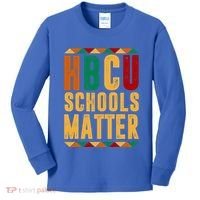 HBCU Black History Pride Gift Im Rooting For Every HBCU Kids Long Sleeve Shirt thumb 0