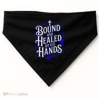 Healed By His Hands Juvenile Arthritis Awareness USA-Made Doggie Bandana thumb 0