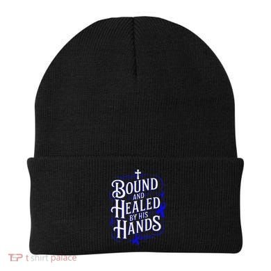 Healed By His Hands Juvenile Arthritis Awareness Beanie