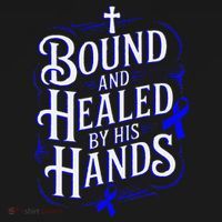 Healed By His Hands Juvenile Arthritis Awareness Coaster thumb 2