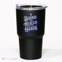 Healed By His Hands Juvenile Arthritis Awareness Tumbler thumb 0