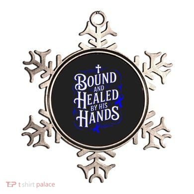 Healed By His Hands Juvenile Arthritis Awareness Ornament