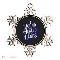 Healed By His Hands Juvenile Arthritis Awareness Ornament thumb 0