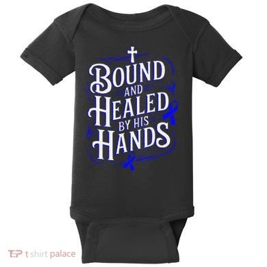 Healed By His Hands Juvenile Arthritis Awareness Baby Bodysuit
