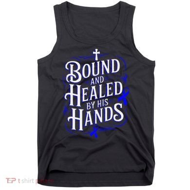Healed By His Hands Juvenile Arthritis Awareness Tank Top