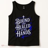 Healed By His Hands Juvenile Arthritis Awareness Tank Top thumb 2