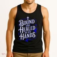 Healed By His Hands Juvenile Arthritis Awareness Tank Top thumb 3