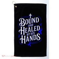 Healed By His Hands Juvenile Arthritis Awareness Golf Towel thumb 0