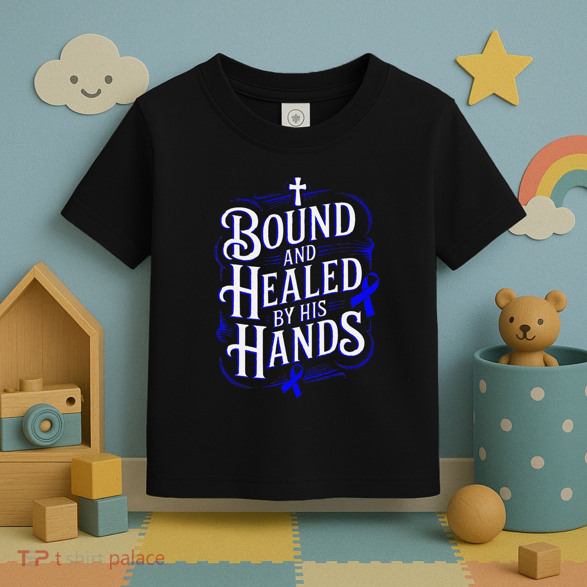 Healed By His Hands Juvenile Arthritis Awareness Toddler T-Shirt