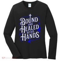 Healed By His Hands Juvenile Arthritis Awareness Women's Long Sleeve Shirt thumb 0