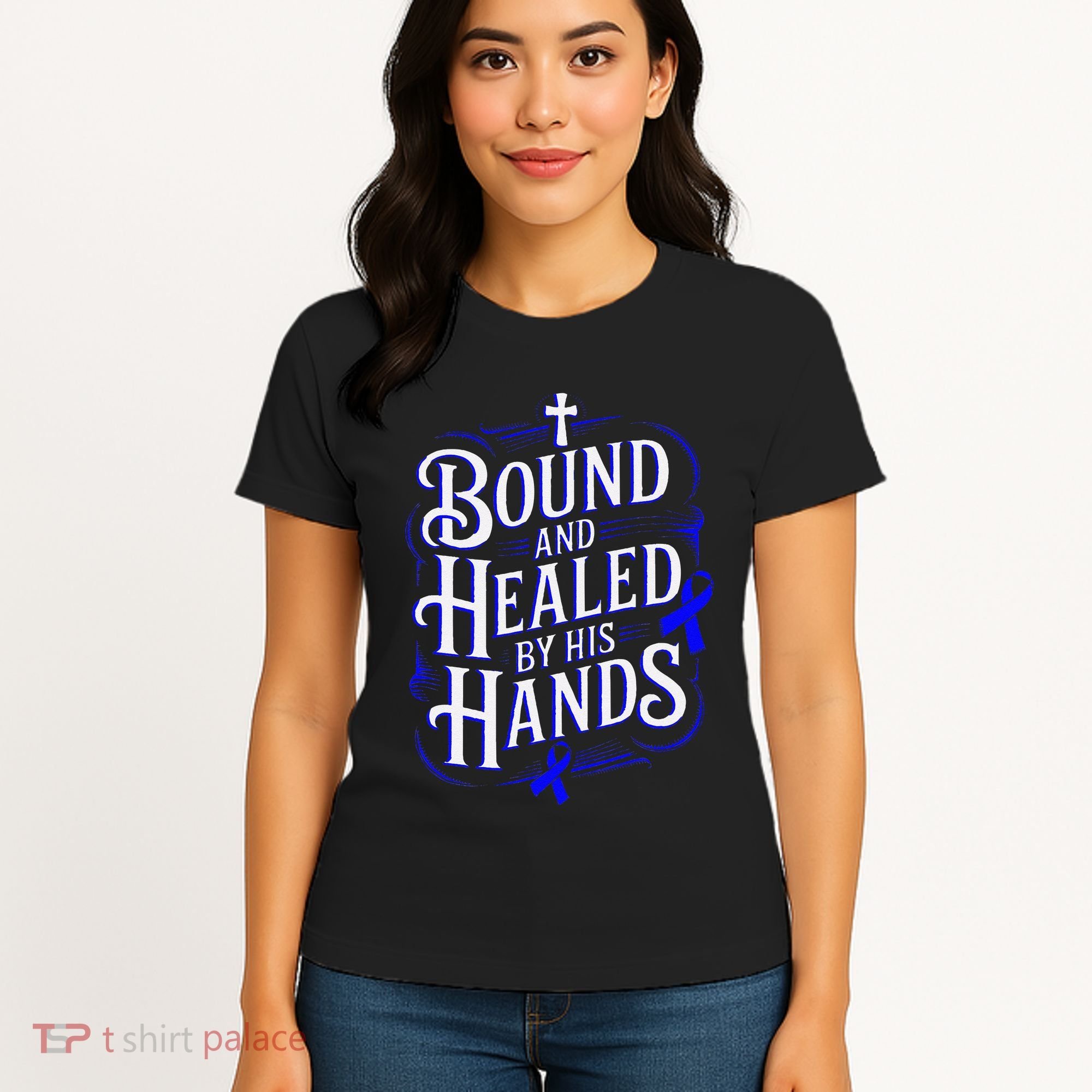 Healed By His Hands Juvenile Arthritis Awareness Women's T-Shirt