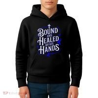 Healed By His Hands Juvenile Arthritis Awareness Kids Hoodie thumb 4