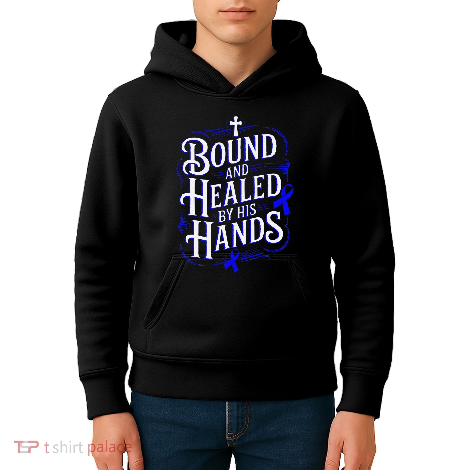 Healed By His Hands Juvenile Arthritis Awareness Kids Hoodie