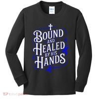 Healed By His Hands Juvenile Arthritis Awareness Kids Long Sleeve Shirt thumb 0