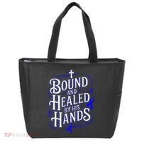 Healed By His Hands Juvenile Arthritis Awareness Tote Bag thumb 0