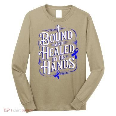 Healed By His Hands Juvenile Arthritis Awareness Long Sleeve Shirt