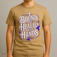 Healed By His Hands Juvenile Arthritis Awareness T-Shirt thumb 3