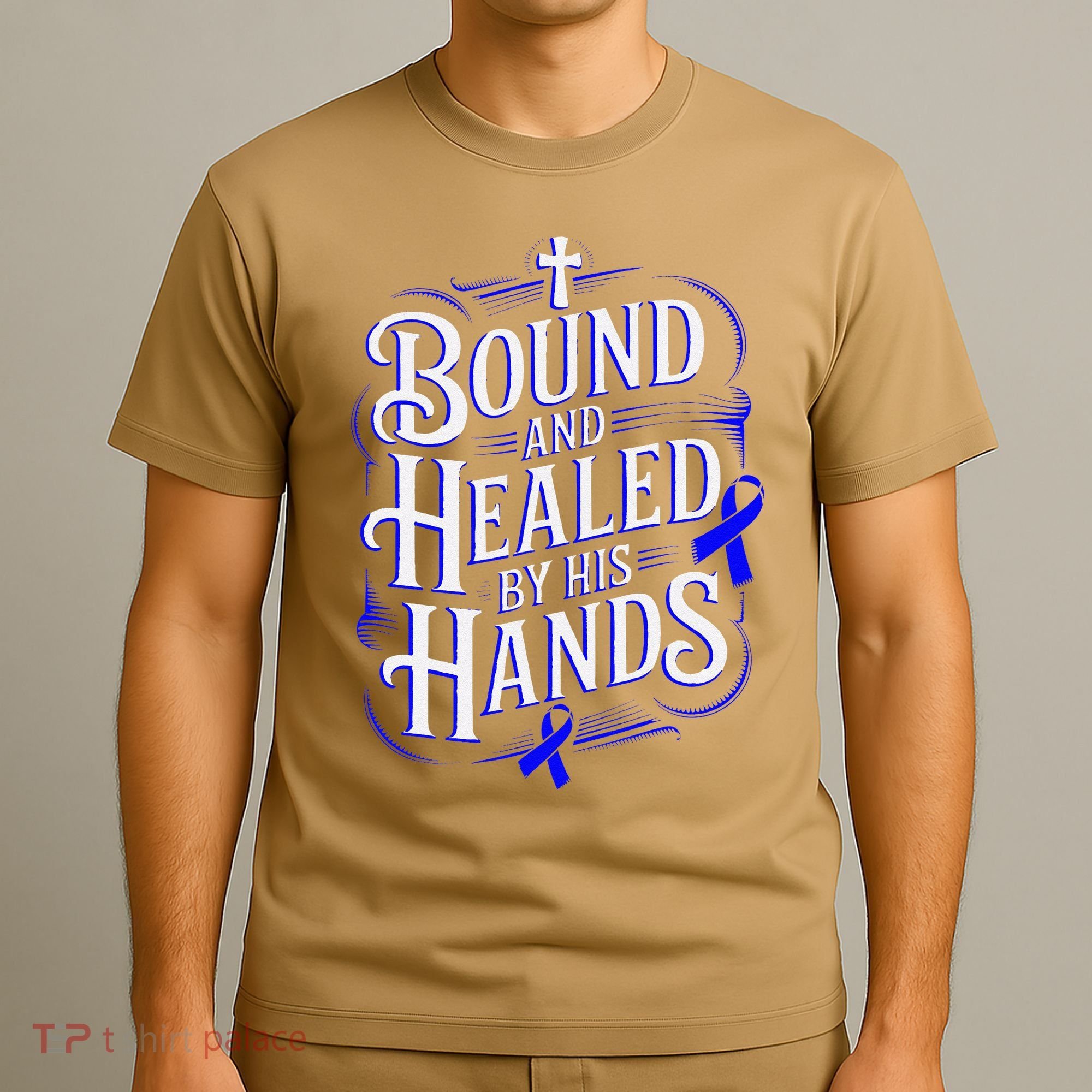 Healed By His Hands Juvenile Arthritis Awareness T-Shirt