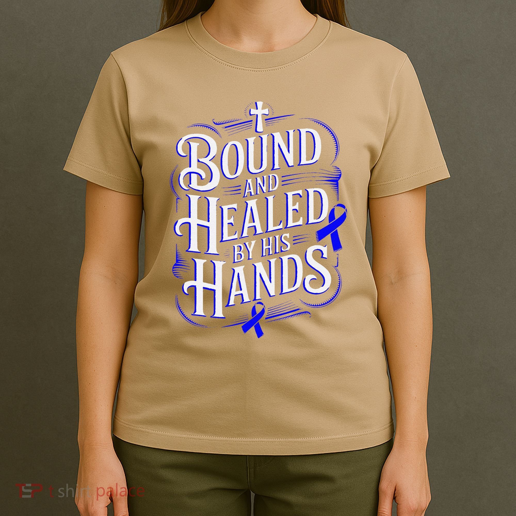 Healed By His Hands Juvenile Arthritis Awareness T-Shirt