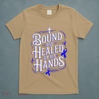 Healed By His Hands Juvenile Arthritis Awareness T-Shirt thumb 5