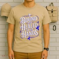 Healed By His Hands Juvenile Arthritis Awareness T-Shirt thumb 6
