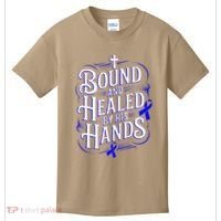 Healed By His Hands Juvenile Arthritis Awareness Kids T-Shirt thumb 0