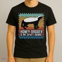 Honey Badger is my Spirit Animal T-Shirt thumb 3