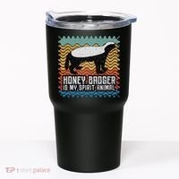 Honey Badger is my Spirit Animal Tumbler thumb 0
