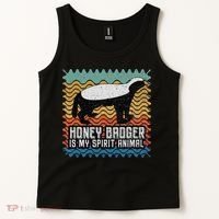Honey Badger is my Spirit Animal Tank Top thumb 2